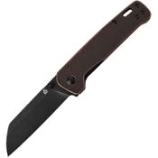 QSP  130L Penguin Linerlock Knife with Copper Black Handles