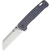 QSP  130RFRG1 Penguin Framelock Knife Blue Titanium Handles