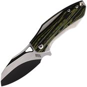 Rough Rider 2507 Bumble Bee Assist Open Linerlock Knife Black/Yellow Handles