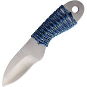 Shed D003 2022 Spearpoint Satin Fixed Blade Knife Paracord Handles