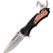Tac Force 606BZW Rescue Assist Open Linerlock Knife with Handles