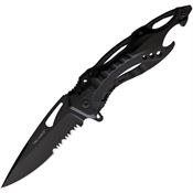 Tac Force 705BKPL Assist Open Linerlock Knife with Black Handles