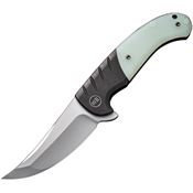 We 200123 Curvaceous Framelock Knife Jade Handles