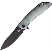 CMB 06T Blaze Black Linerlock Knife Jade Handles