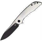 CMB 06W Blaze Two Tone Linerlock Knife White Handles