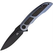 CMB 07B Knight Framelock Knife Blue Handles