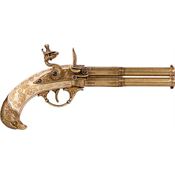 Denix 1305 French 2 Barrel Flintlock