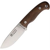 Joker RCN58 Montes Outdoor Satin Fixed Blade Knife Walnut Handles