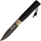Jose Da Cruz L8501 Large Luxury Black DLC Folding Knife Ebony Handles