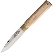 Jose Da Cruz M80002 Medium Satin Folding Knife Oak Handles