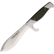 K25 32569 Commando IV Satin Fixed Blade Knife OD Green Handles