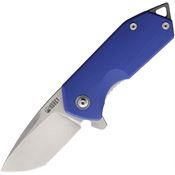 Kubey 203D EDC Linerlock Knife Blue Handles