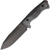 LionSTEEL TT6BCVB T6 Fixed Blade Black/Black