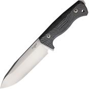 LionSTEEL TT6CVB T6 Fixed Blade Black Micarta