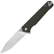 QSP 111I1 Mamba Linerlock Knife with Micarta Green Handles