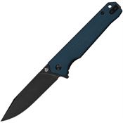 QSP 111H2 Mamba Linerlock Knife with Micarta Blue Handles