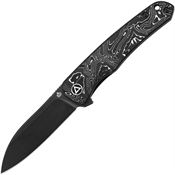 QSP 140A2 Otter Linerlock Knife with Al Foil Handles