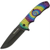 Rite Edge 300558A Tie Dye Assist Open Linerlock Knife