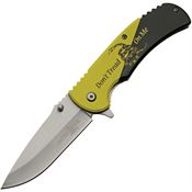 Rite Edge 300543YB Don't Tread Assist Open Linerlock Knife
