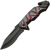 Rite Edge 300538RD Bear Claw Assist Open Linerlock Knife