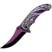 Rite Edge 300551PU Dragon Scale Assist Open Linerlock Knife