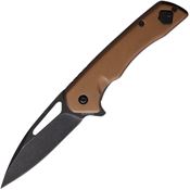 Rough Rider 2252 Night Out Framelock Knife Tan Handles