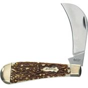 Schrade 1135996 Hawkbill Pruner Next Gen Knife Staglon Handles