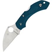 Spyderco 28FP2WK390 Dragonfly 2 K390 Wharncliffe Lockback Knife Blue Handles