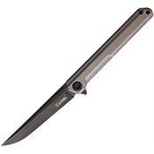 Stedemon TS06BLS TS06 Framelock Knife Gray Handles
