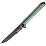 Stedemon TS06GRN TS06 Framelock Knife Green Handles