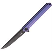 Stedemon TS06PPL TS06 Framelock Knife Purple Handles
