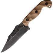 Stroup TU1TG10S TU1 Fixed Blade Tan