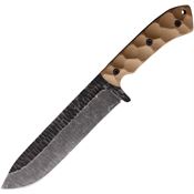 Stroup BK1TG10S BK1 Fixed Blade Tan