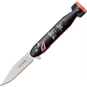 Tac Force 1039LBK Assist Open Linerlock Knife with Black Handles