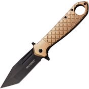 Tac Force 1042TN Assist Open Linerlock Knife with Tan Handles