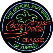 Tin Signs 2426 Coke Classic Round