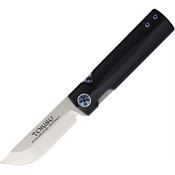 Tokisu 18686 Linerlock Knife with Black G10 Handles