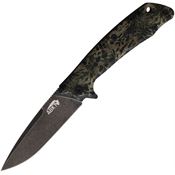 ABKT Tac 026MP Predator Linerlock Knife PRYM1 Camo Handles