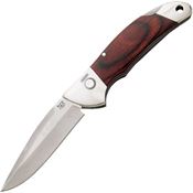 Bear & Son 2A08R Auto Lockback Knife Rosewood Handles