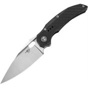 Bestech T2005E Exploit Framelock Knife Gray/Carbon Fiber Handles