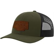 Buck 89160 Leather Logo Patch Cap