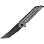 Hoback 031STG Kwaiback Framelock Knife Gray Handles