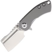 Kansept 3030A2 Mini Korvid Linerlock Knife Bead Blast Titanium Handles