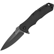 Kershaw 1987X RJ Tactical Assist Open Linerlock Knife Black Handles