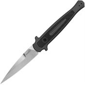 Kershaw 7150 Auto Launch 8 Button Lock Stonewash Knife Black Handles