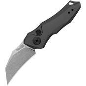 Kershaw 7350 Auto Launch 10 Button Lock Stonewash Knife Gray Handles