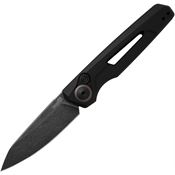 Kershaw 7550 Auto Launch 11 Button Lock Blackwash Knife Black Handles