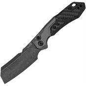 Kershaw 7850 Auto Launch 14 Button Lock Blackwash Knife Gray Handles