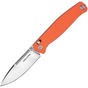 Real Steel 7651OS Huginn Knife Orange Handles
