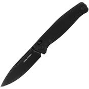 Real Steel 7652B Huginn Black Oxide Knife Black Handles